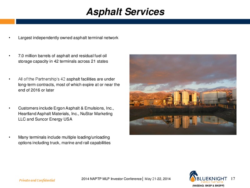 2014 NAPTP MLP Investor Conference – Blueknight Energy Partners, L.P. – slide 16