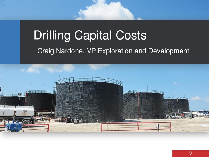 INVESTOR DAY – Bankers Petroleum Ltd. – slide 3