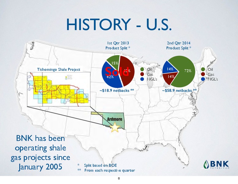 INVESTOR PRESENTATION – BNK Petroleum Inc. – slide 5