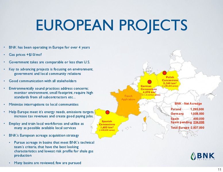 Corporate Presentation – BNK Petroleum Inc. – slide 10