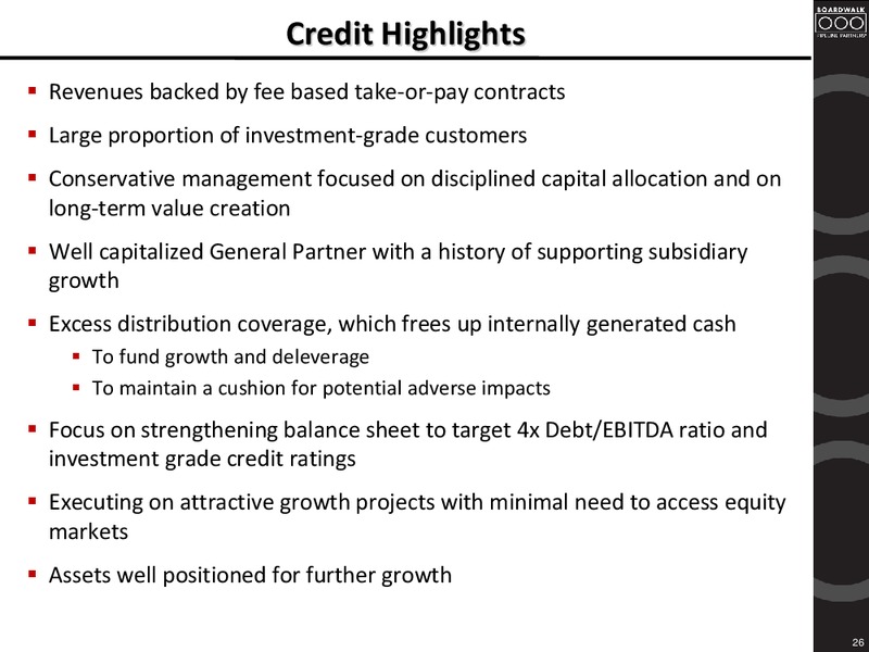 2014 Wells Fargo Kick the Tires Tour – Boardwalk Pipeline Partners, Lp – slide 25