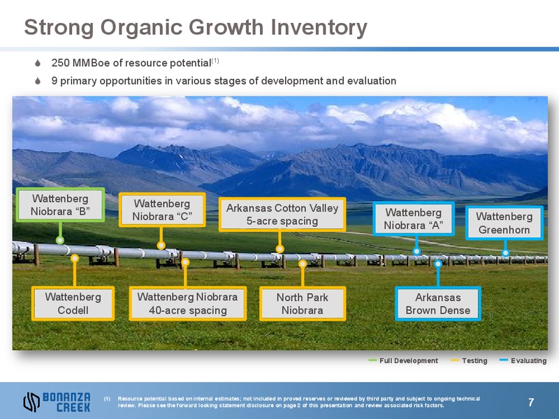March 2013 Investor Presentation – Bonanza Creek Energy, Inc. – slide 6