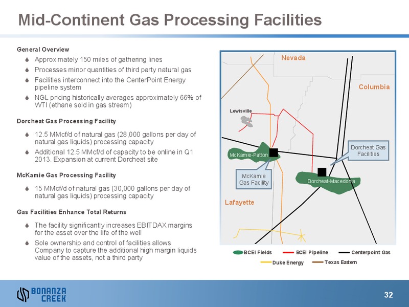 March 2013 Investor Presentation – Bonanza Creek Energy, Inc. – slide 31
