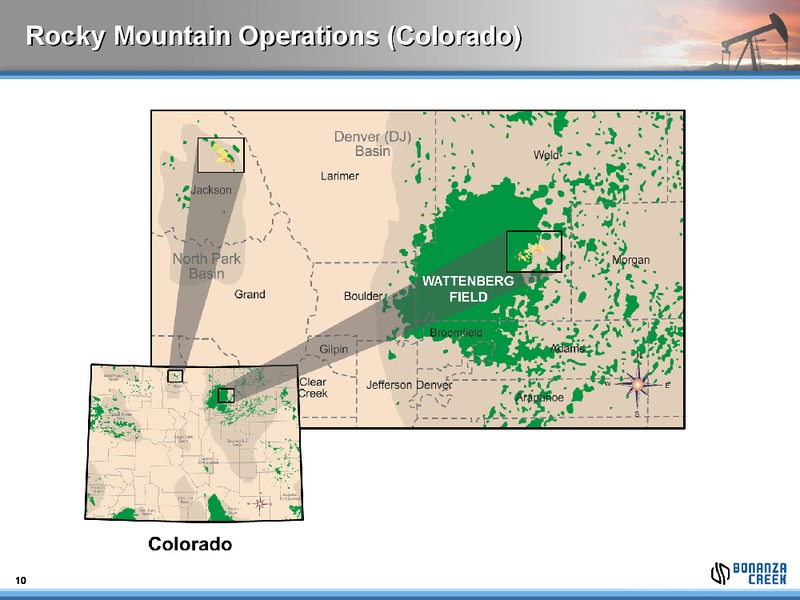 APRIL 2012 INVESTOR PRESENTATION – Bonanza Creek Energy, Inc. – slide 9