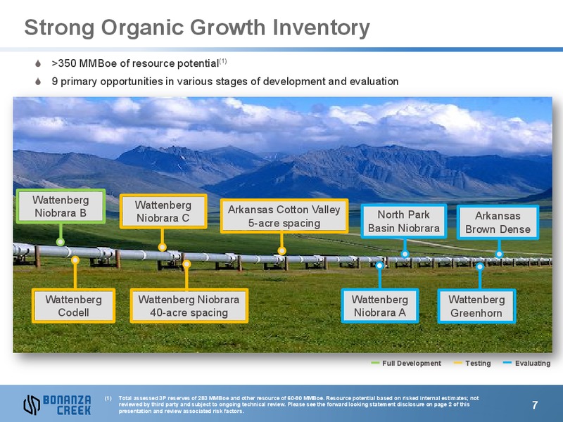 June 2013 Investor Presentation – Bonanza Creek Energy, Inc. – slide 6