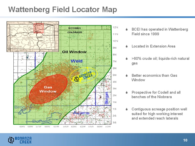 June 2013 Investor Presentation – Bonanza Creek Energy, Inc. – slide 9