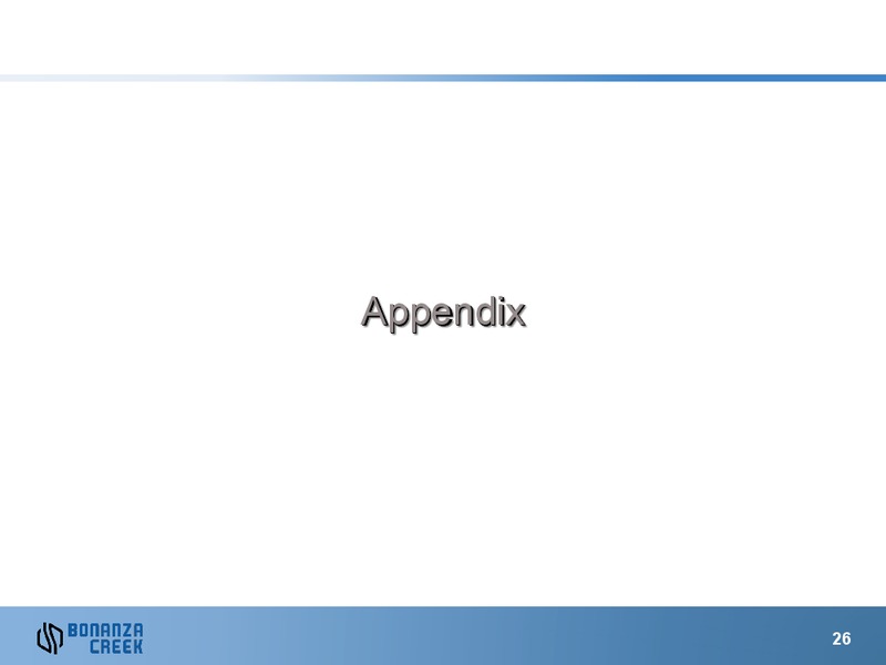December 2012 Investor Presentation – Bonanza Creek Energy, Inc. – slide 25