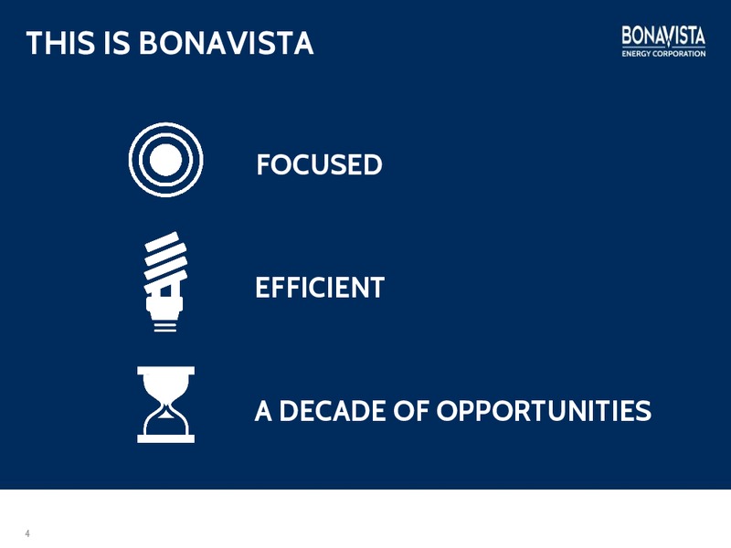 TD Securities 2015 London Energy Conference – Bonavista Energy Corp – slide 3