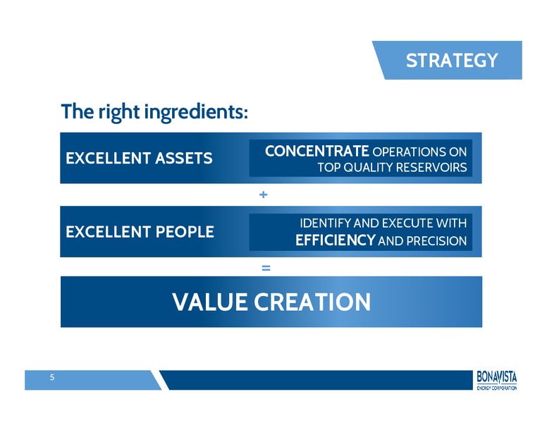 INVESTOR PRESENTATION – Bonavista Energy Corp – slide 4
