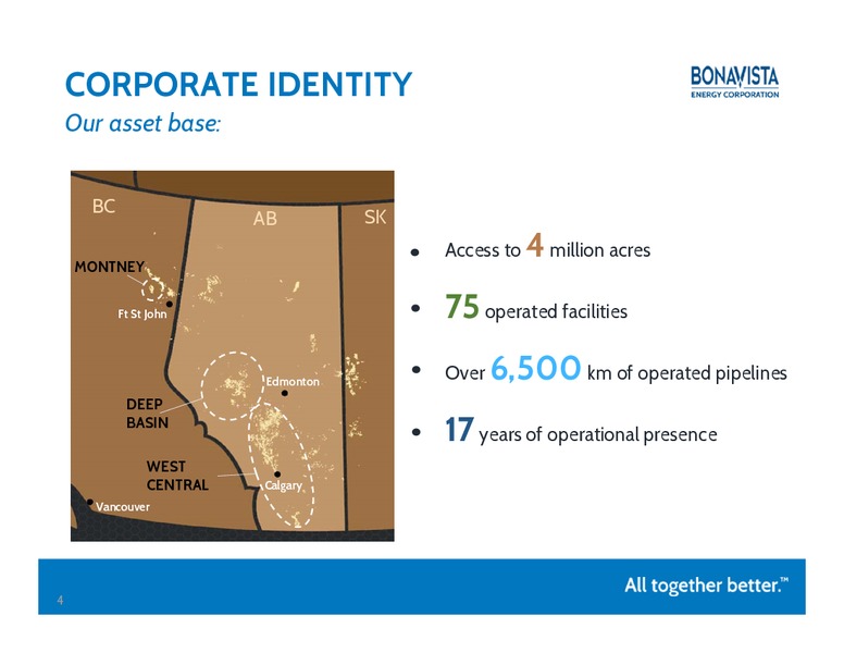INVESTOR PRESENTATION – Bonavista Energy Corp – slide 3