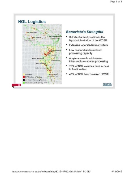 PETERS & CO LIMITED 2013 ENERGY CONFERENCE – Bonavista Energy Corp – slide 22