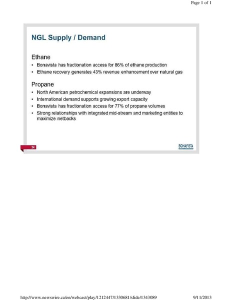 PETERS & CO LIMITED 2013 ENERGY CONFERENCE – Bonavista Energy Corp – slide 24