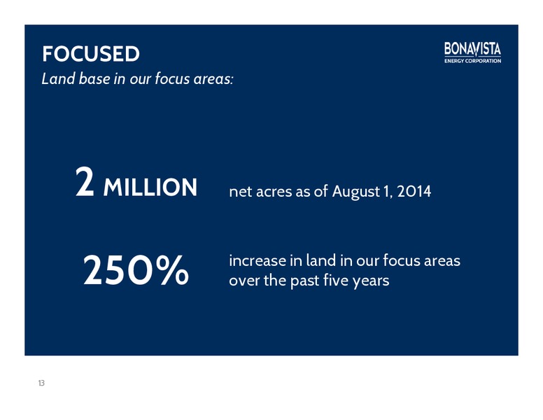 PETERS & CO 2014 ENERGY CONFERENCE – Bonavista Energy Corp – slide 12