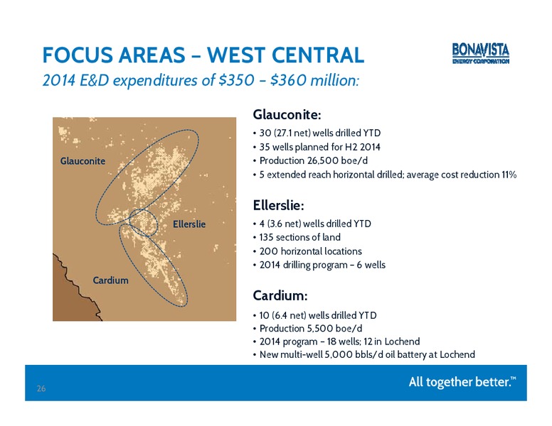PETERS & CO 2014 ENERGY CONFERENCE – Bonavista Energy Corp – slide 25
