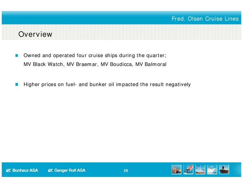 Q1 2012 EARNINGS CALL – Bonheur Asa – slide 29
