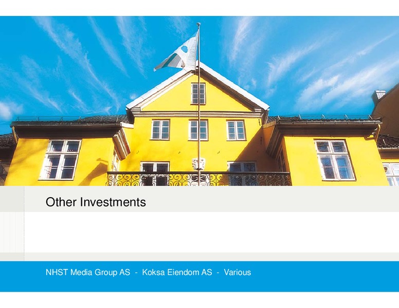 Q1 2014 EARNINGS CALL – Bonheur Asa – slide 29