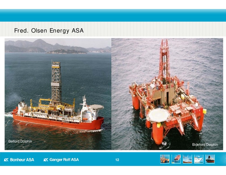 Q3 2013 EARNINGS CALL – Bonheur Asa – slide 12