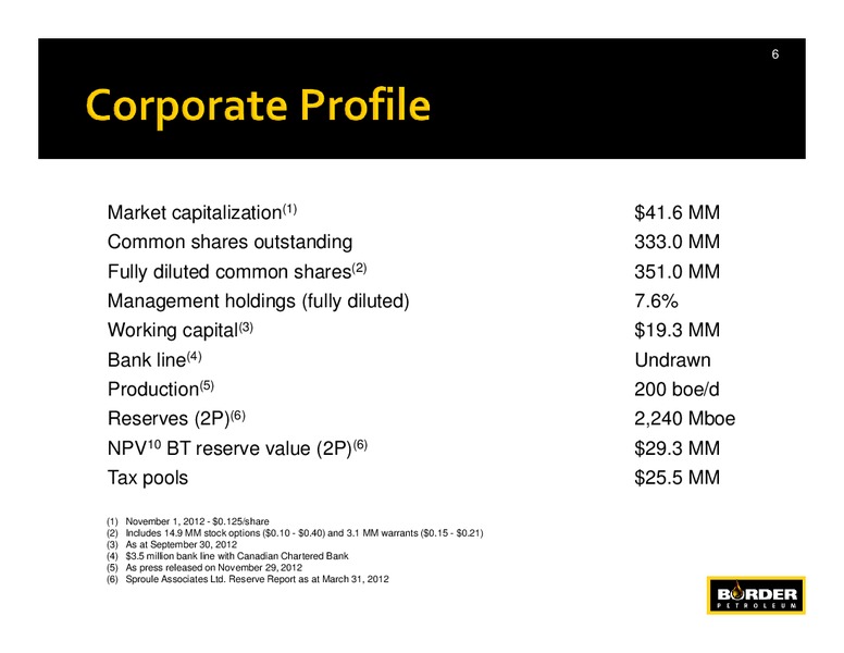 Corporate Presentation – Border Petroleum Corp – slide 5
