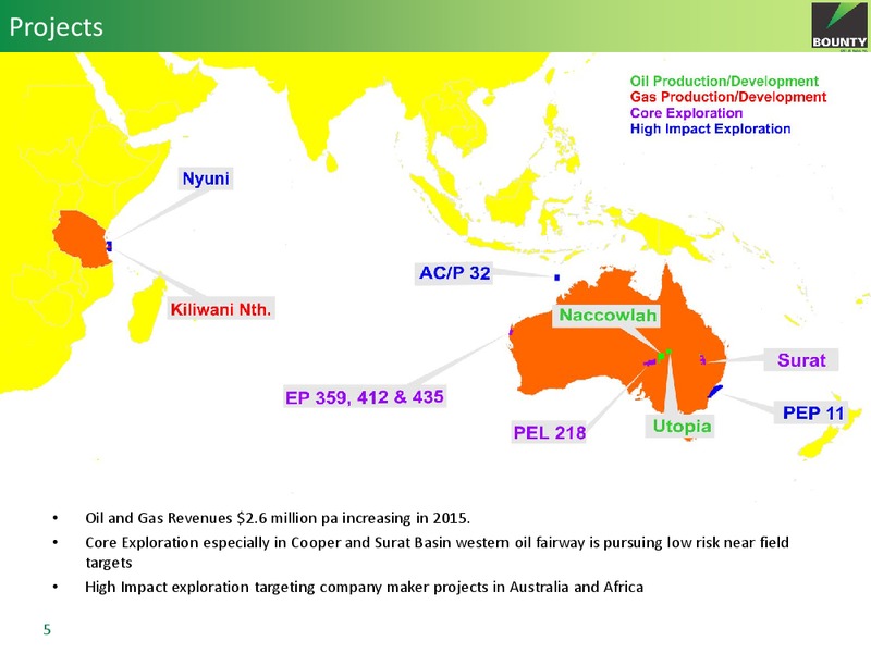 Excellence in Oil and Gas – Bounty Oil & Gas Nl – slide 5
