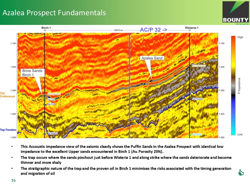CEO's Presentation – Bounty Oil & Gas Nl – slide 14