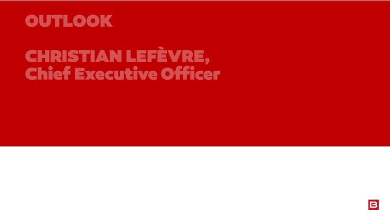 2014 EARNINGS CALL – Bourbon – slide 19