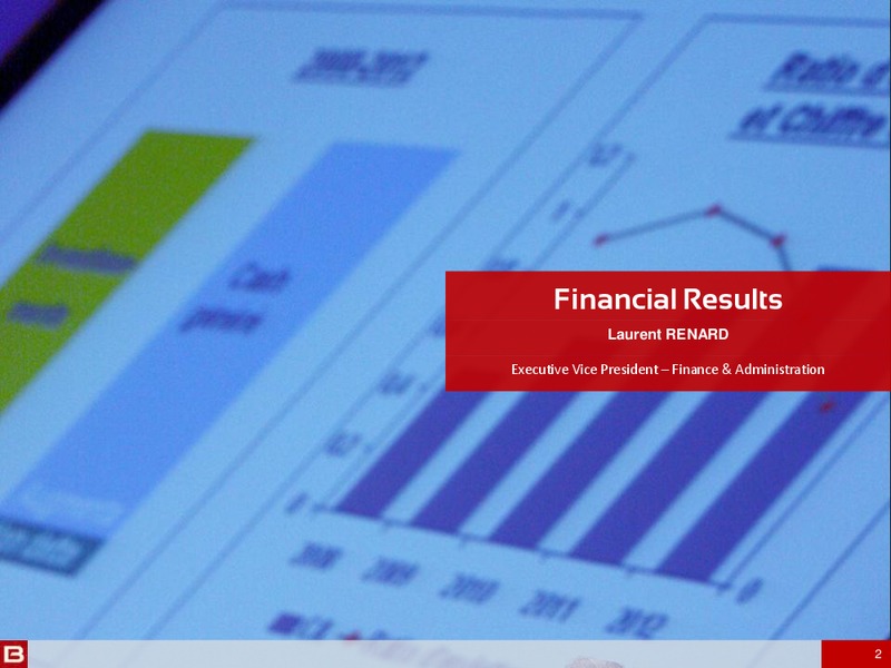 H1 2012 RESULTS – Bourbon – slide 2