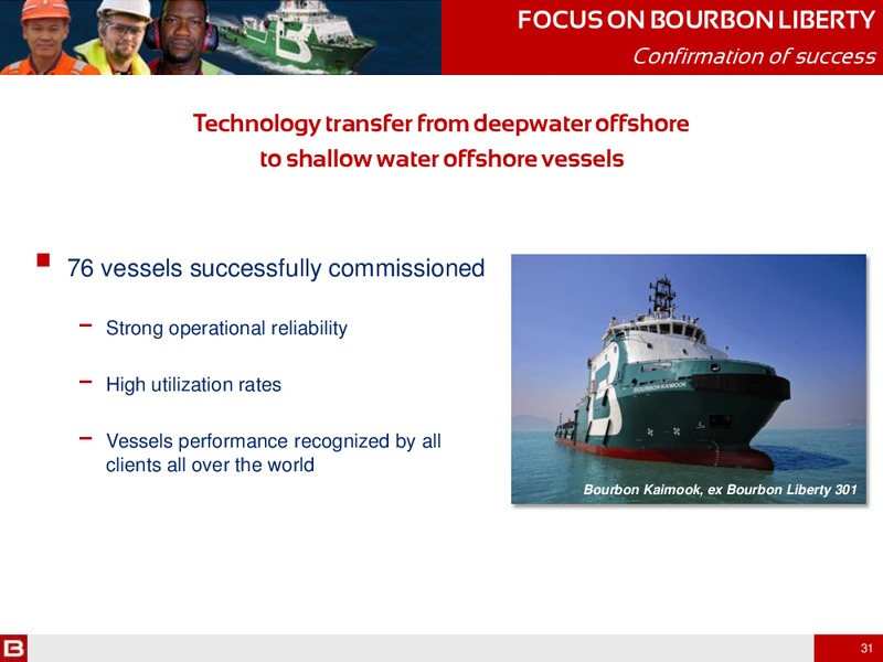 H1 2012 RESULTS – Bourbon – slide 31