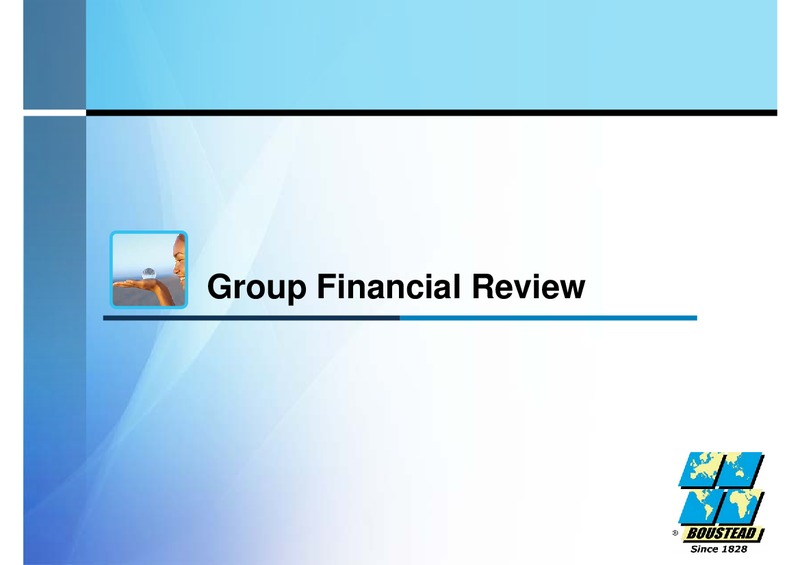 FULL YEAR 2012 FINANCIAL RESULTS – Boustead Singapore Limited – slide 9