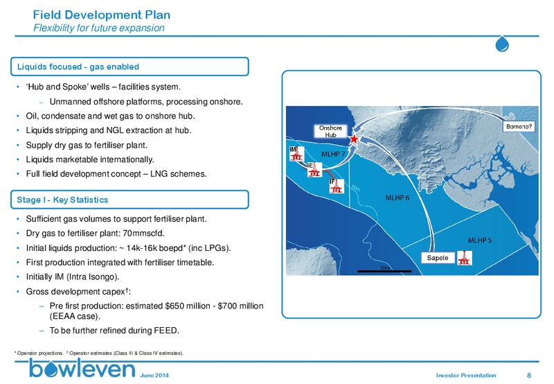 INVESTOR PRESENTATION – Bowleven Plc – slide 7