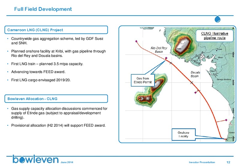 INVESTOR PRESENTATION – Bowleven Plc – slide 11
