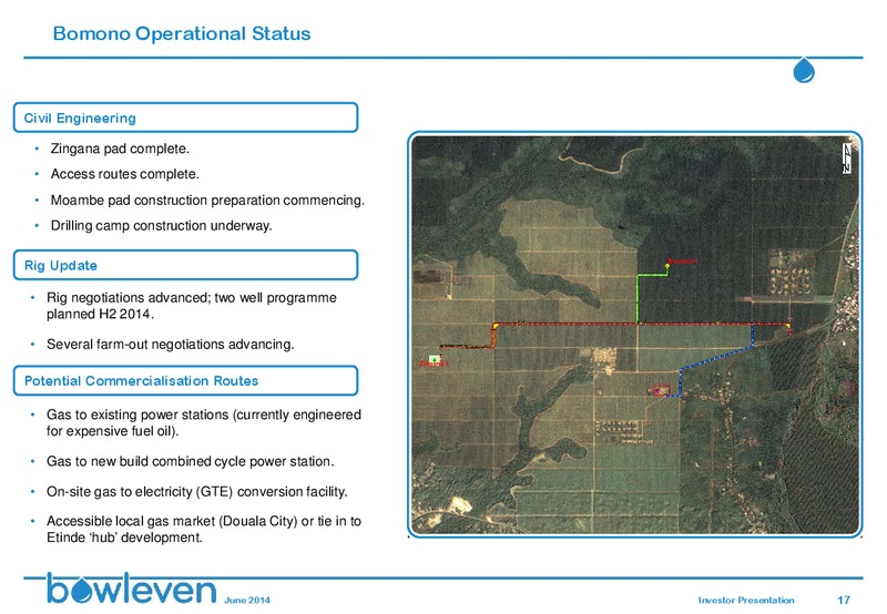 INVESTOR PRESENTATION – Bowleven Plc – slide 16