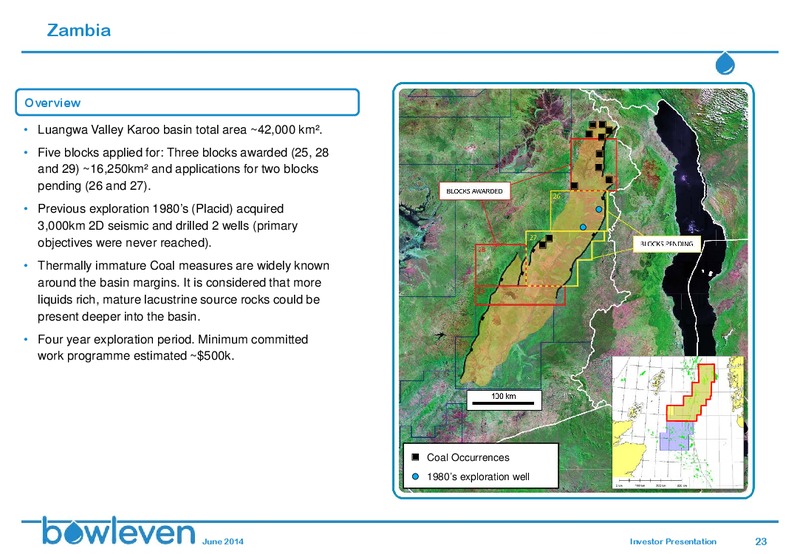 INVESTOR PRESENTATION – Bowleven Plc – slide 22