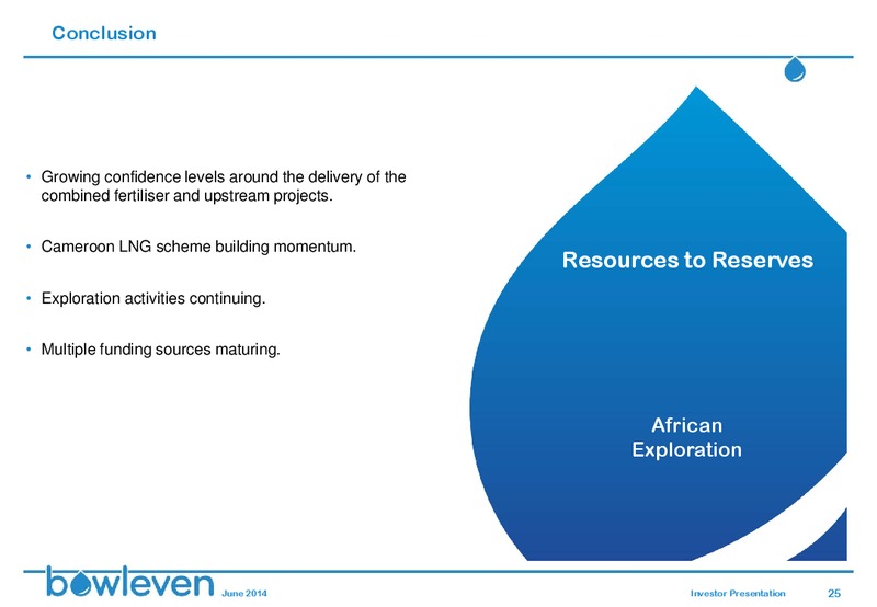 INVESTOR PRESENTATION – Bowleven Plc – slide 24