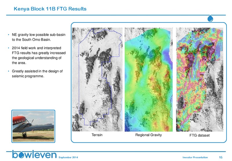 SHAREHOLDERS' REGIONAL MEETING – Bowleven Plc – slide 14