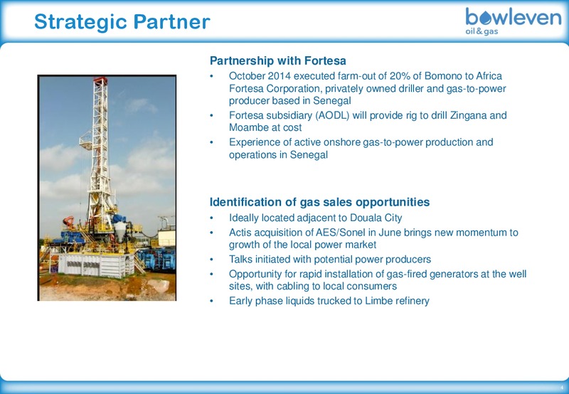 Bomono Permit – Bowleven Plc – slide 4