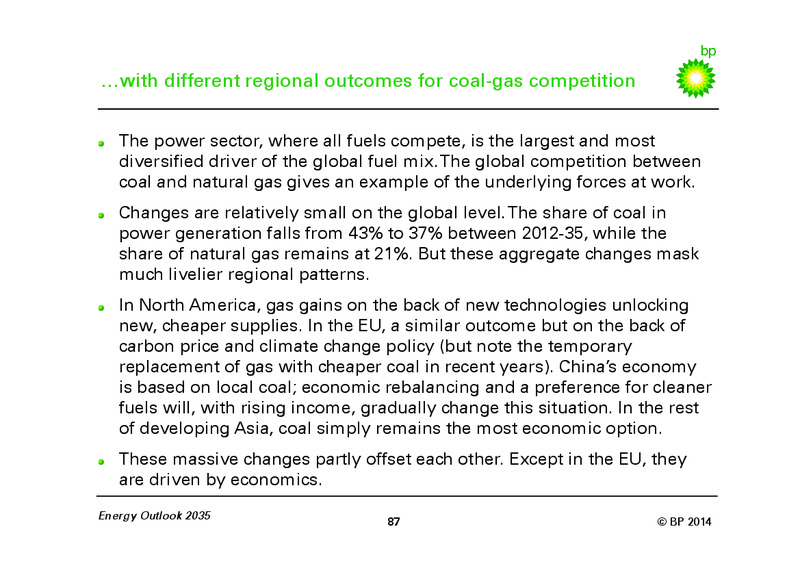 BP Energy Outlook 2035 – BP Plc – slide 86