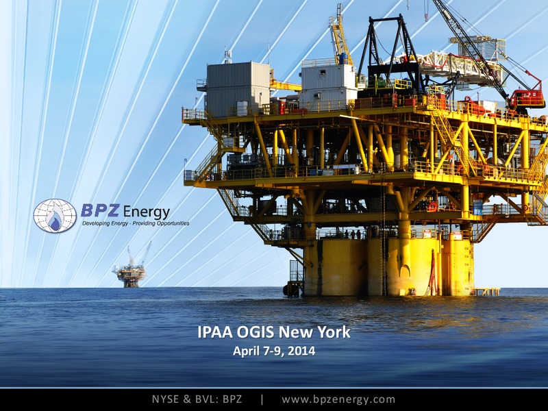 IPAA Symposium – Bpz Resources, Inc. – slide 1