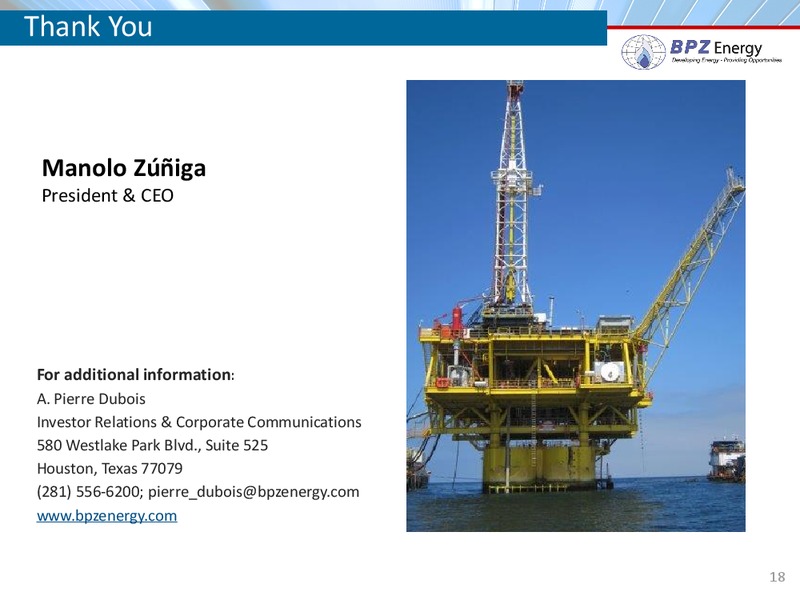 IPAA Symposium – Bpz Resources, Inc. – slide 17