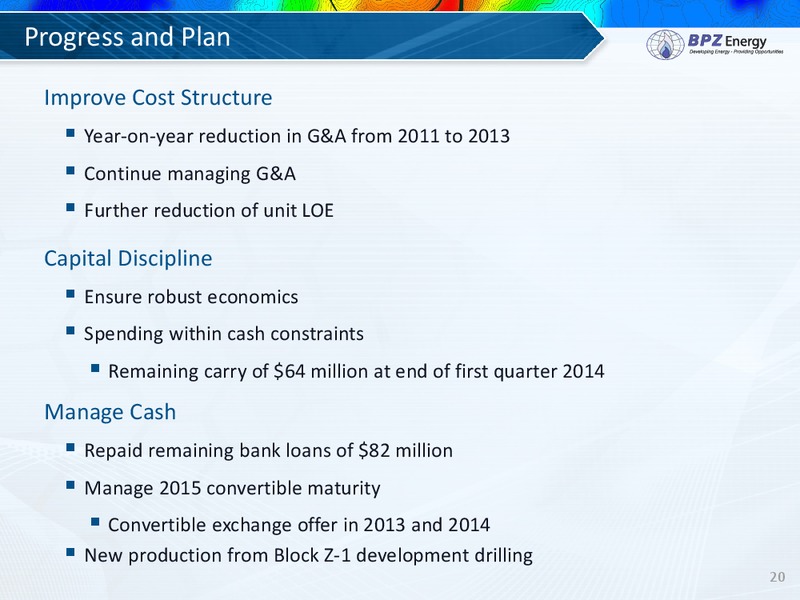 Annual Shareholder's Meeting – Bpz Resources, Inc. – slide 19