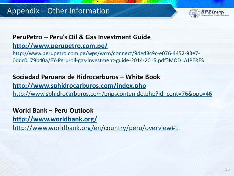 Annual Shareholder's Meeting – Bpz Resources, Inc. – slide 32