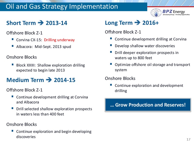 EnerCom Investor Conference – Bpz Resources, Inc. – slide 16