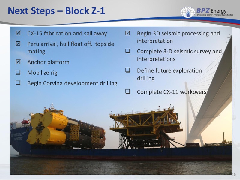 IPAA Conference – Bpz Resources, Inc. – slide 15