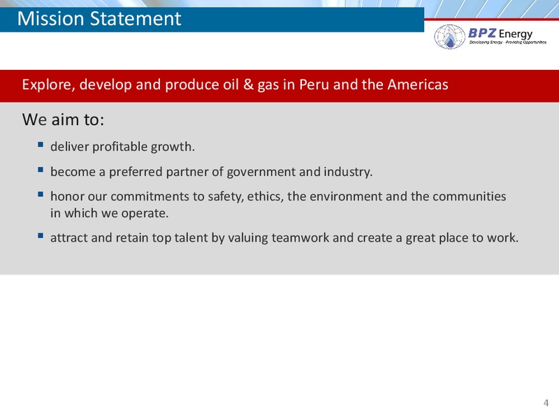 IPAA Symposium – Bpz Resources, Inc. – slide 3