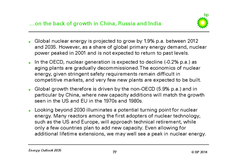 Energy Outlook 2035 – Bp Energy Partners Lp – slide 76