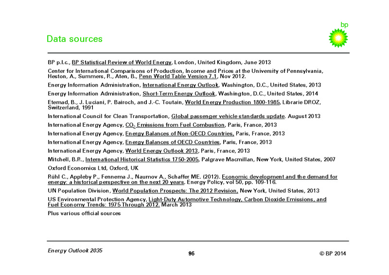 Energy Outlook 2035 – Bp Energy Partners Lp – slide 95