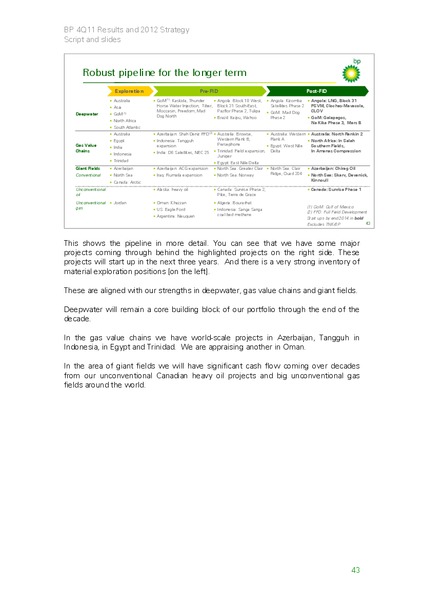 2011 Results and Strategy Presentation – Bp Energy Partners Lp – slide 42