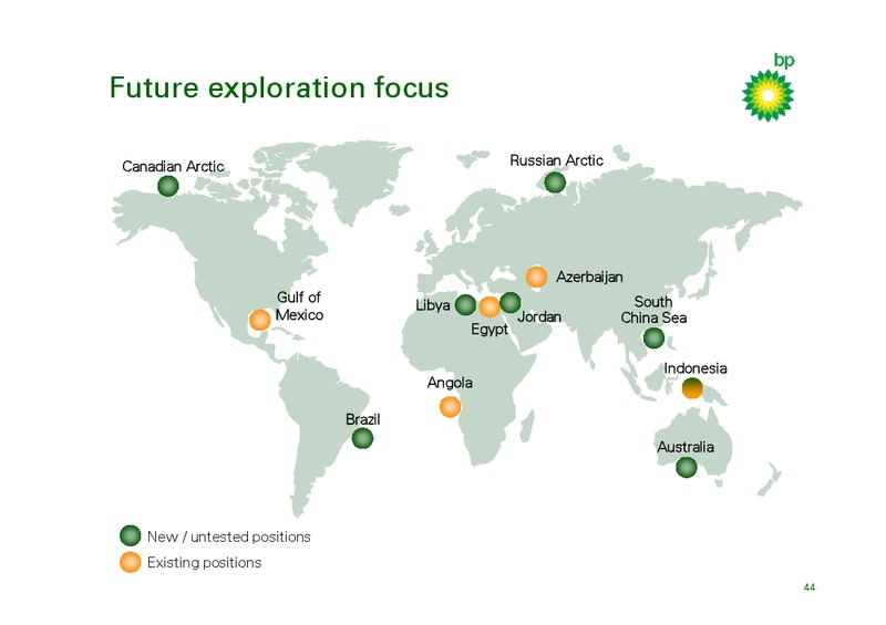 Q4 2010 RESULTS AND INVESTOR UPDATE – BP Plc – slide 43