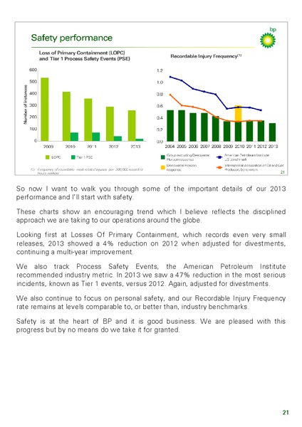 Q4 AND FULL YEAR 2013 RESULTS PRESENTATION – BP Plc – slide 25