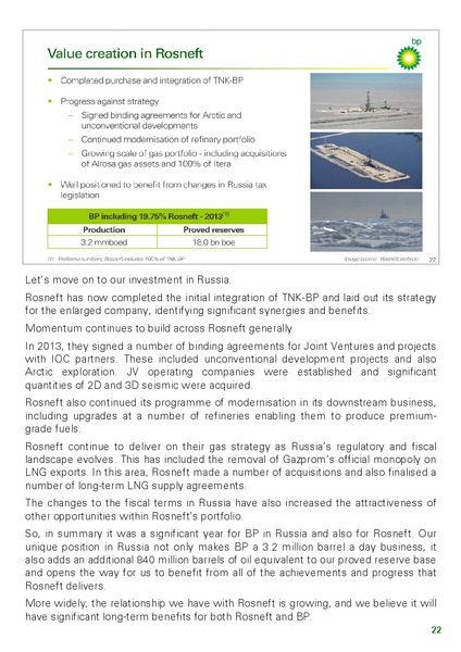 Q4 AND FULL YEAR 2013 RESULTS PRESENTATION – BP Plc – slide 26