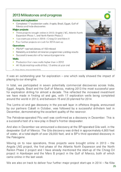 Q4 AND FULL YEAR 2013 RESULTS PRESENTATION – BP Plc – slide 30